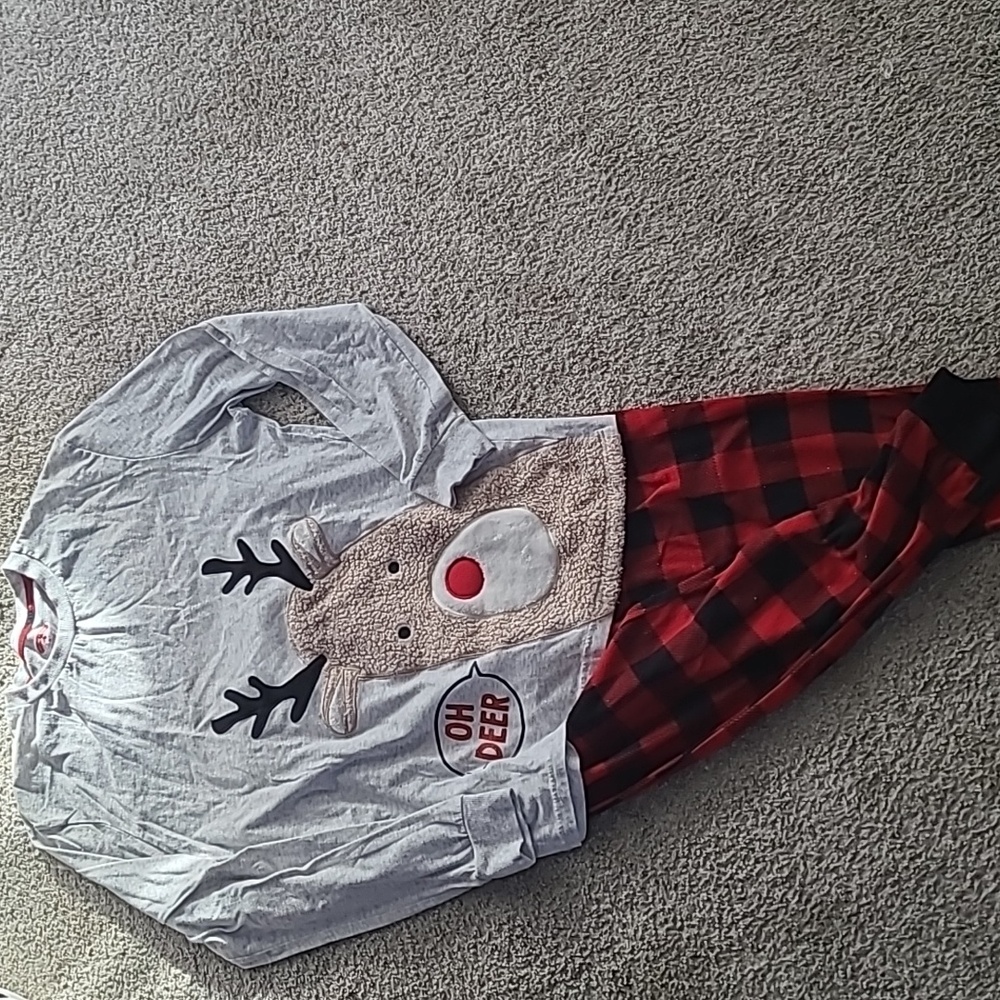 Holiday Time Christmas Pajamas, Size M